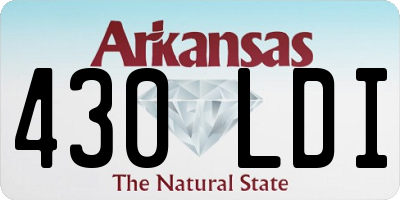 AR license plate 430LDI