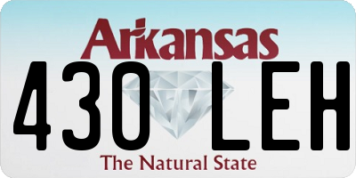 AR license plate 430LEH