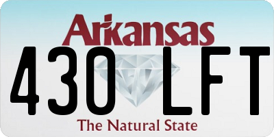 AR license plate 430LFT