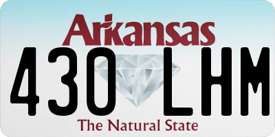 AR license plate 430LHM