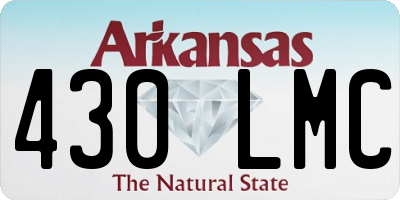 AR license plate 430LMC