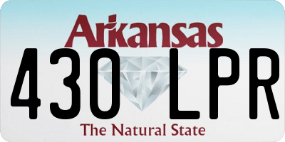 AR license plate 430LPR