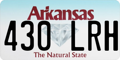 AR license plate 430LRH