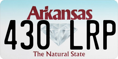 AR license plate 430LRP