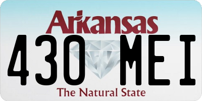 AR license plate 430MEI
