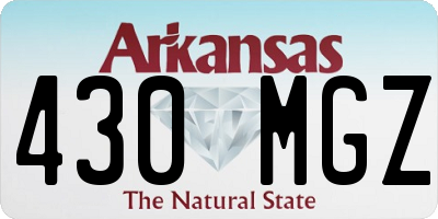 AR license plate 430MGZ