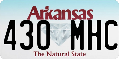 AR license plate 430MHC