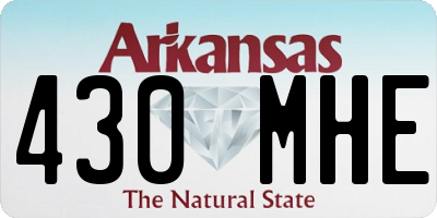 AR license plate 430MHE