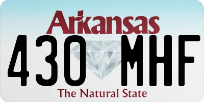 AR license plate 430MHF