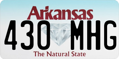 AR license plate 430MHG