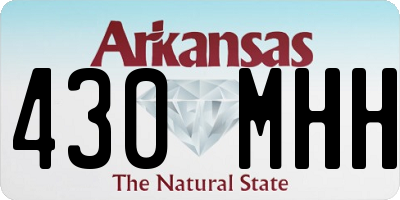 AR license plate 430MHH