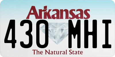 AR license plate 430MHI