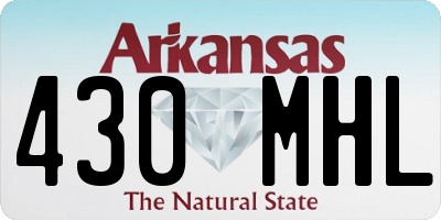 AR license plate 430MHL