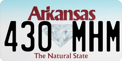 AR license plate 430MHM