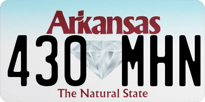 AR license plate 430MHN