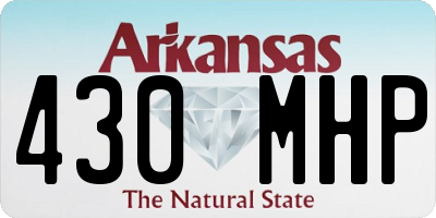 AR license plate 430MHP