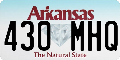 AR license plate 430MHQ