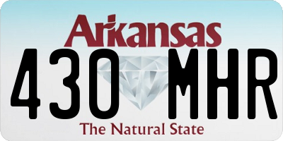 AR license plate 430MHR