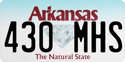 AR license plate 430MHS