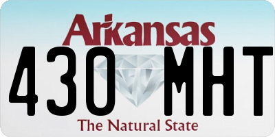 AR license plate 430MHT