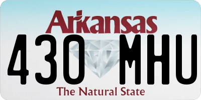 AR license plate 430MHU
