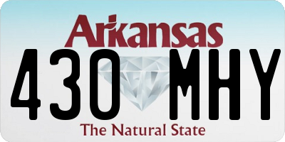 AR license plate 430MHY