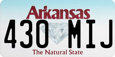 AR license plate 430MIJ