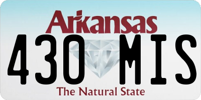 AR license plate 430MIS
