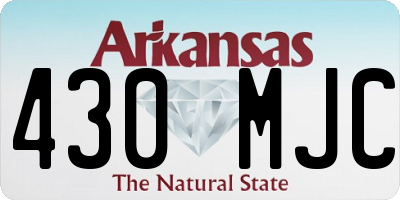 AR license plate 430MJC