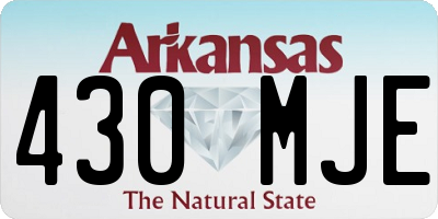 AR license plate 430MJE
