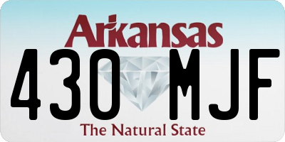 AR license plate 430MJF
