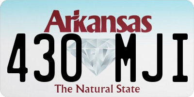 AR license plate 430MJI