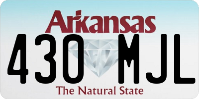 AR license plate 430MJL