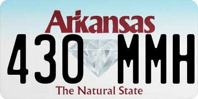 AR license plate 430MMH
