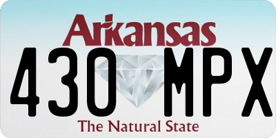 AR license plate 430MPX