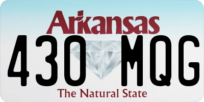 AR license plate 430MQG