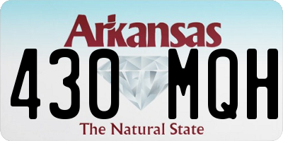 AR license plate 430MQH