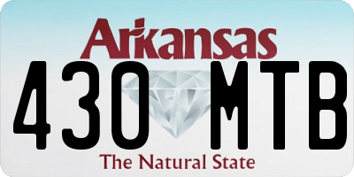 AR license plate 430MTB