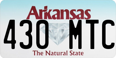 AR license plate 430MTC