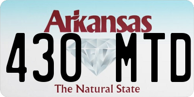 AR license plate 430MTD
