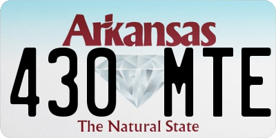 AR license plate 430MTE