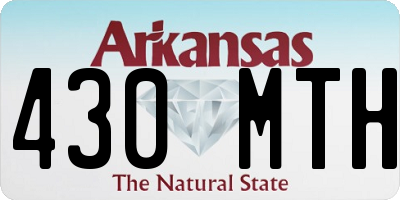 AR license plate 430MTH