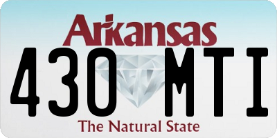 AR license plate 430MTI