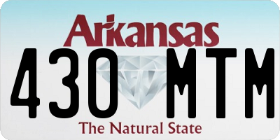 AR license plate 430MTM