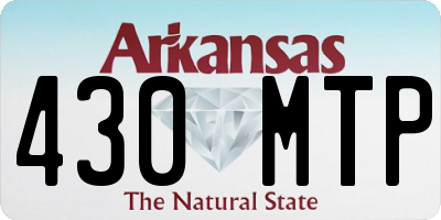 AR license plate 430MTP