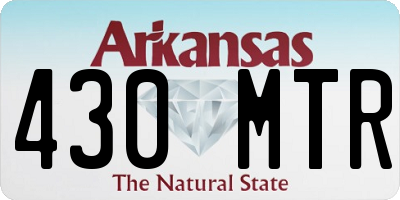 AR license plate 430MTR