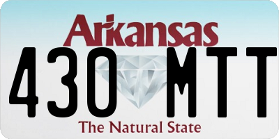 AR license plate 430MTT
