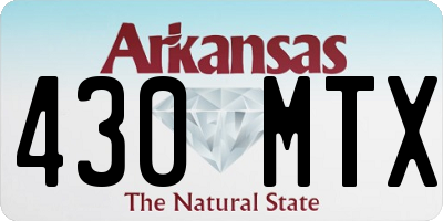 AR license plate 430MTX