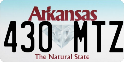 AR license plate 430MTZ