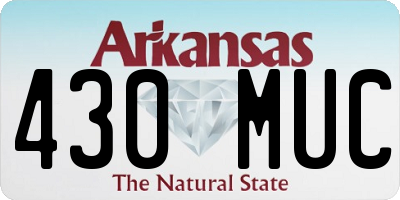 AR license plate 430MUC